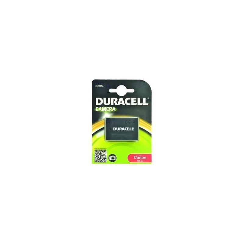 DURACELL Baterie - DRC4L pro Canon NB-4L, šedá, 700 mAh, 3.7 V