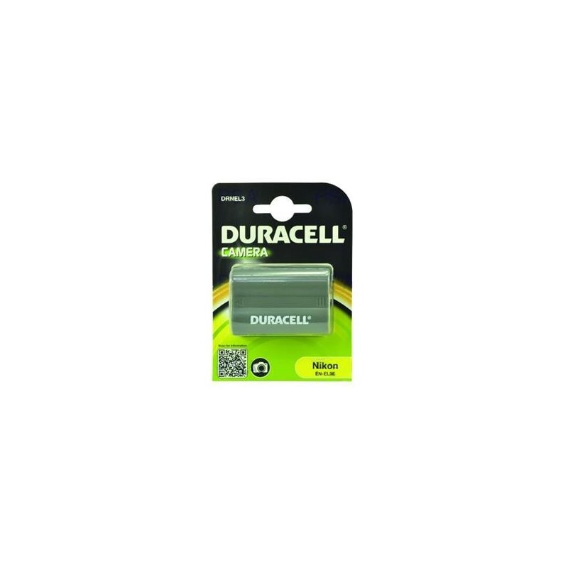 DURACELL Baterie - DRNEL3 pro Nikon EN-EL3, černá, 1400 mAh, 7.4 V