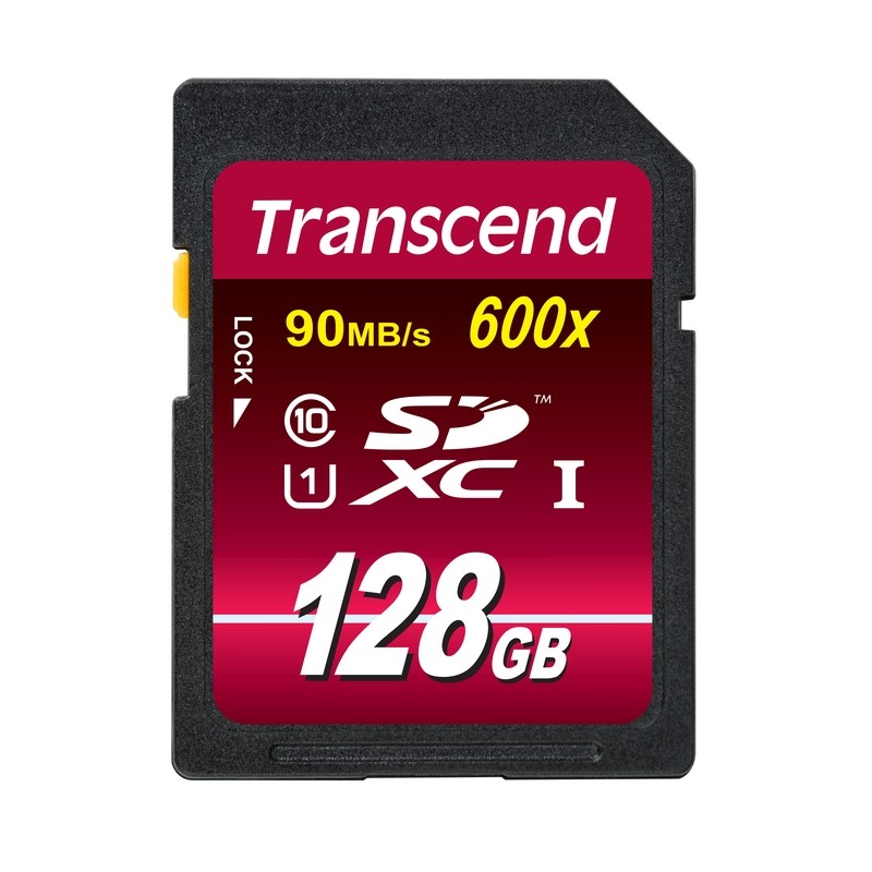 Transcend 128GB SDXC (Class10) UHS-I 600x (Ultimate) MLC paměťová karta