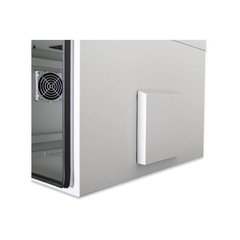 DIGITUS 9U nástěnná skříňka, venkovní, IP55 579x600x450 mm, barva šedá (RAL 7035)