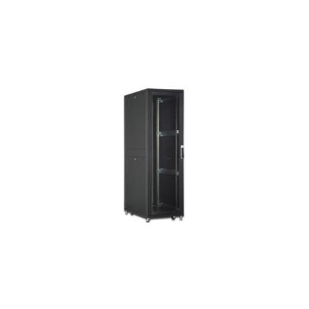 DIGITUS 42U serverový stojan, Unique Series, dveře z děrované oceli 2050x600x1000 mm, barva černá (RAL 9005)