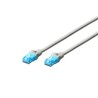 Digitus Ecoline Patch Cable, UTP, CAT 5e, AWG 26/7, šedý 1m, 1ks