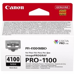 CANON Zásobník inkoustu PFI-4100 pro imagePROGRAF PRO-1100, Matte black (80ml)