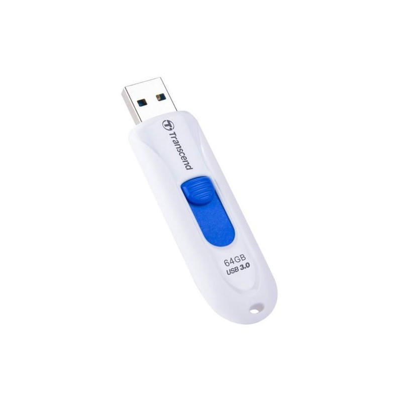 Transcend 64GB JetFlash 790W, USB 3.0 (3.1 Gen 1) flash disk, bílo/modrý