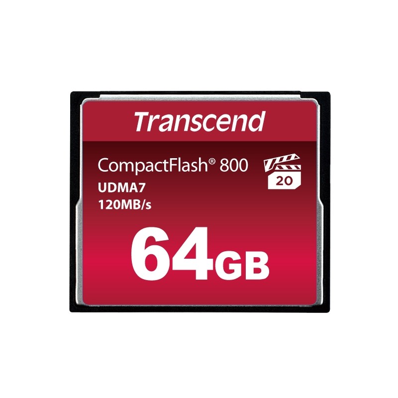 Transcend 64GB CF (800X) paměťová karta