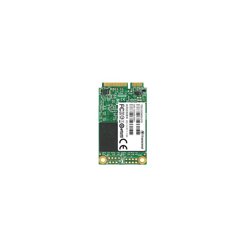TRANSCEND MSA370 512GB SSD disk mSATA, SATA III (MLC)