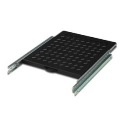 Digitus 1U výsuvná police pro police o hloubce 800 mm 40x484x568 mm, do 25 kg, černá (RAL 9005)