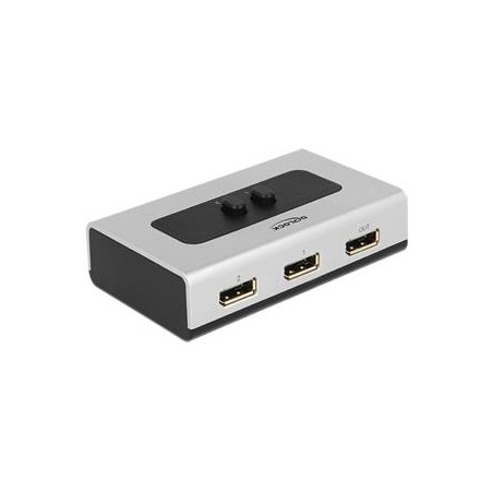 Delock přepínač Displayport 1.1 2 port manuální