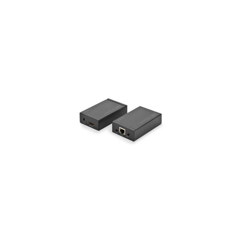 Digitus HDMI Video Extender přes Cat5 s IR ovládáním až 120 m (CAT5e / CAT6), 1080p, 3D podpora, černá