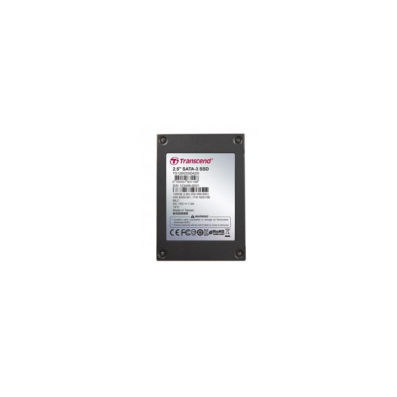 TRANSCEND SSD420I 32GB Industrial SSD disk2.5" SATA3, MLC, Ind., Iron case, černý