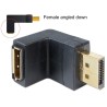 Delock Adapter Displayport 1.1 male Displayport female angled down