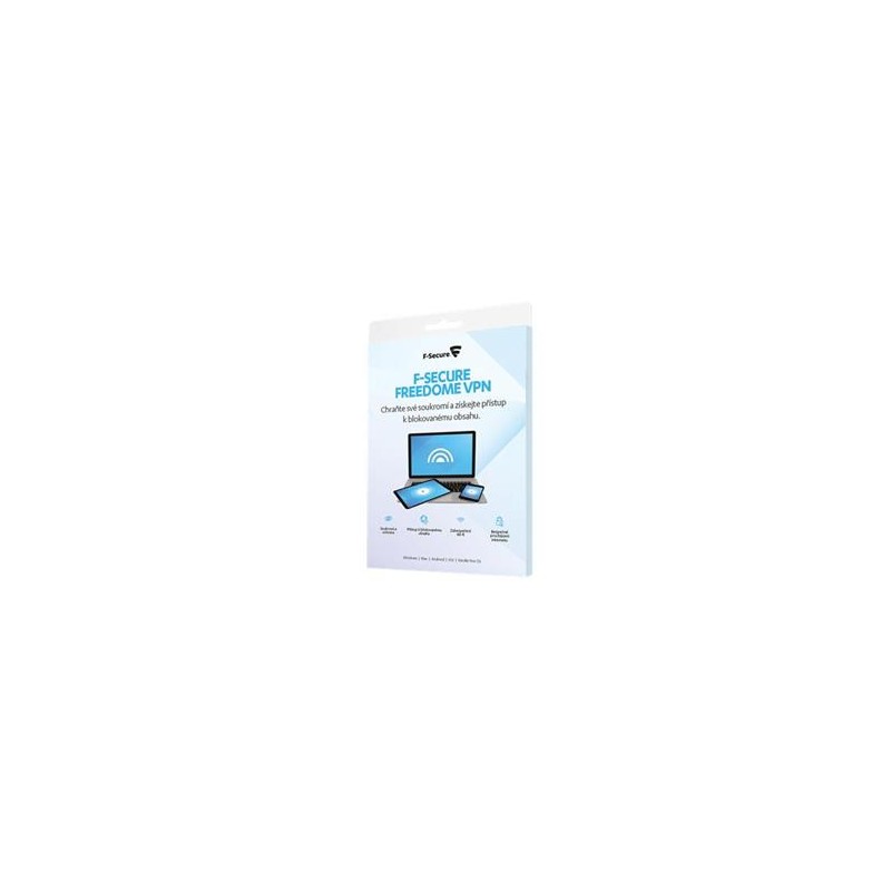 F-Secure Freedome VPN - 3 instalace na 1 rok, CZ - elektronicky