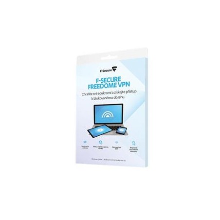 F-Secure Freedome VPN - 3 instalace na 1 rok, CZ - elektronicky