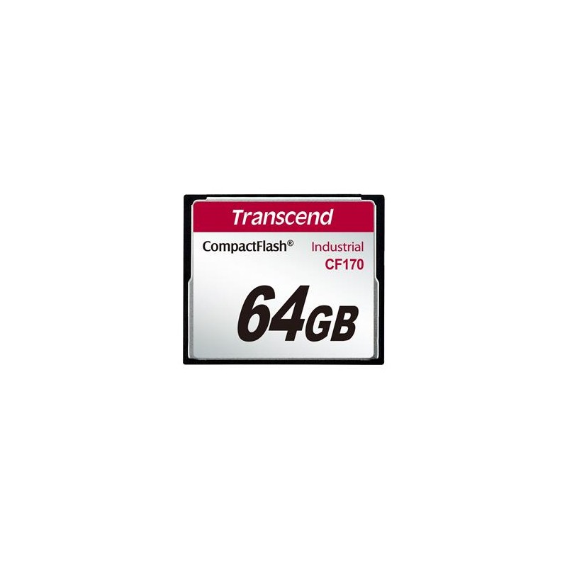 Transcend 64GB INDUSTRIAL CF CARD CF170 paměťová karta (MLC)