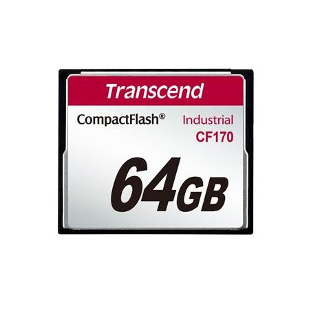 Transcend 64GB INDUSTRIAL CF CARD CF170 paměťová karta (MLC)