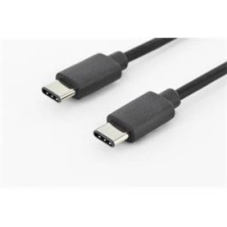 Digitus Připojovací kabel USB typu C na C, 1,8 m, 3A, 480 MB, verze 2.0, bl