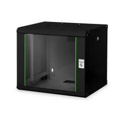 Digitus 9U skříň pro montáž na stěnu, Unique series 509x600x450 mm, barva černá (RAL 9005)