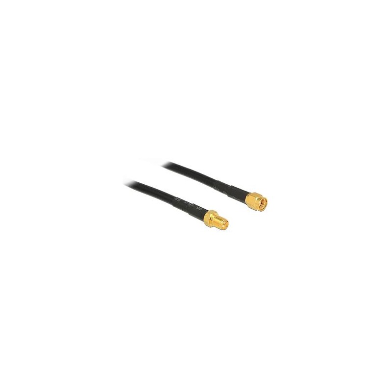 Delock Antenna Cable RP-SMA plug RP-SMA jack CFD200 3 m low loss