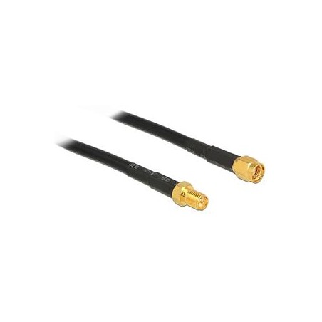 Delock Antenna Cable RP-SMA plug RP-SMA jack CFD200 3 m low loss