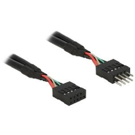 Delock USB 2.0 Pin konektor prodlužovací kabel 10 pin samec / samice 50 cm