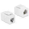 Delock Keystone Modul RJ12 samice RJ12 samice Cat.3 bílý