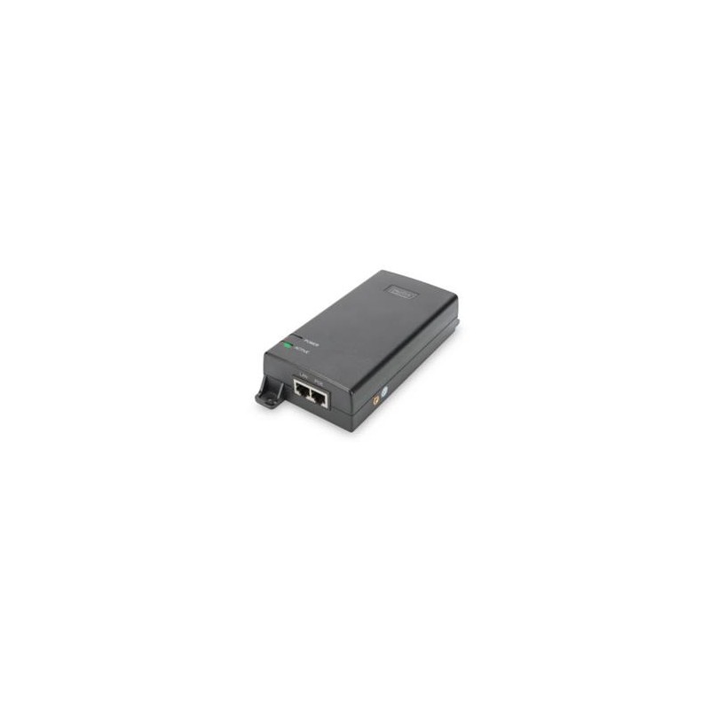 DIGITUS PoE Ultra Injector, 802.3at, 10/100/1000 Mbps Output max. 48V, 60W