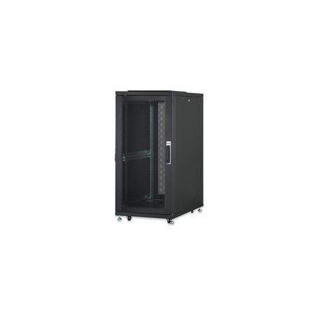 DIGITUS 36U serverový stojan, Unique Seriesí, dveře z děrované oceli 1785x600x1000 mm, barva černá (RAL 9005)
