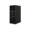 DIGITUS Serverový stojan 42U, Unique Series, dveře z perforované oceli 2050x800x1200 mm, barva černá (RAL 9005)