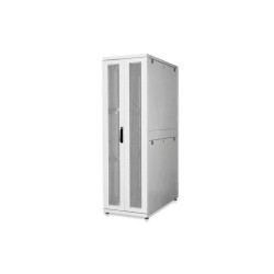 DIGITUS Serverový stojan 42U, Unique Series, dveře z perforované oceli 2050x600x1200 mm, barva šedá (RAL 7035)