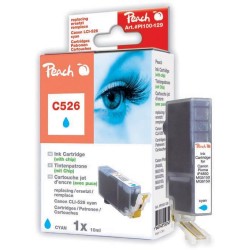 PEACH kompatibilní cartridge Canon CLI-526C, Cyan, 10 ml