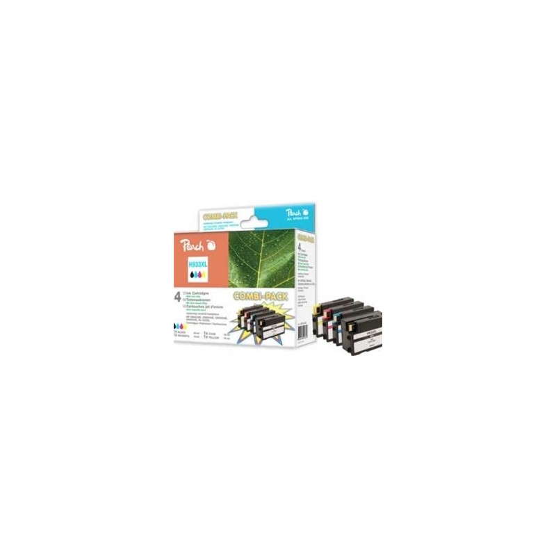 PEACH kompatibilní cartridge HP No 932XL/933XL MultiPack, Black, Cyan, Magenta, Yellow, 42 ml, 3x 14 ml