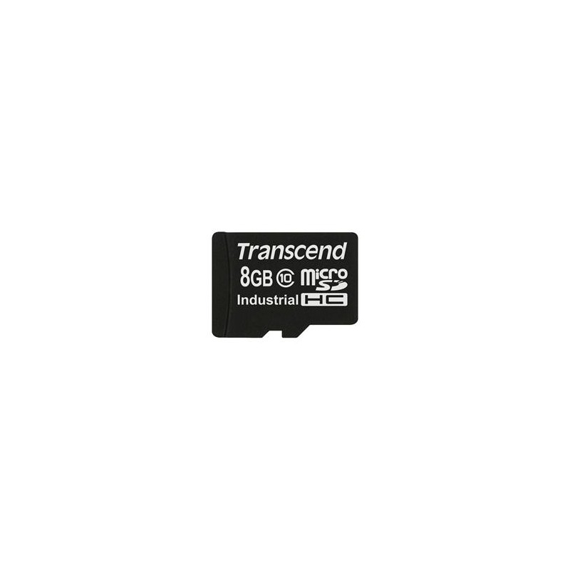 Transcend 8GB microSDHC (Class 10) MLC průmyslová paměťová karta (bez adaptéru), 20MB/s R, 18MB/s W, tray