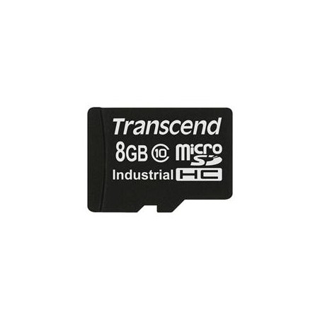 Transcend 8GB microSDHC (Class 10) MLC průmyslová paměťová karta (bez adaptéru), 20MB/s R, 18MB/s W, tray