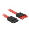 Delock Prodlužovací kabel SATA 6 Gb/s samec SATA samice 20 cm červený