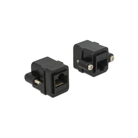 Delock Adapter RJ45 female RJ45 female panel-mount Cat.6 UTP