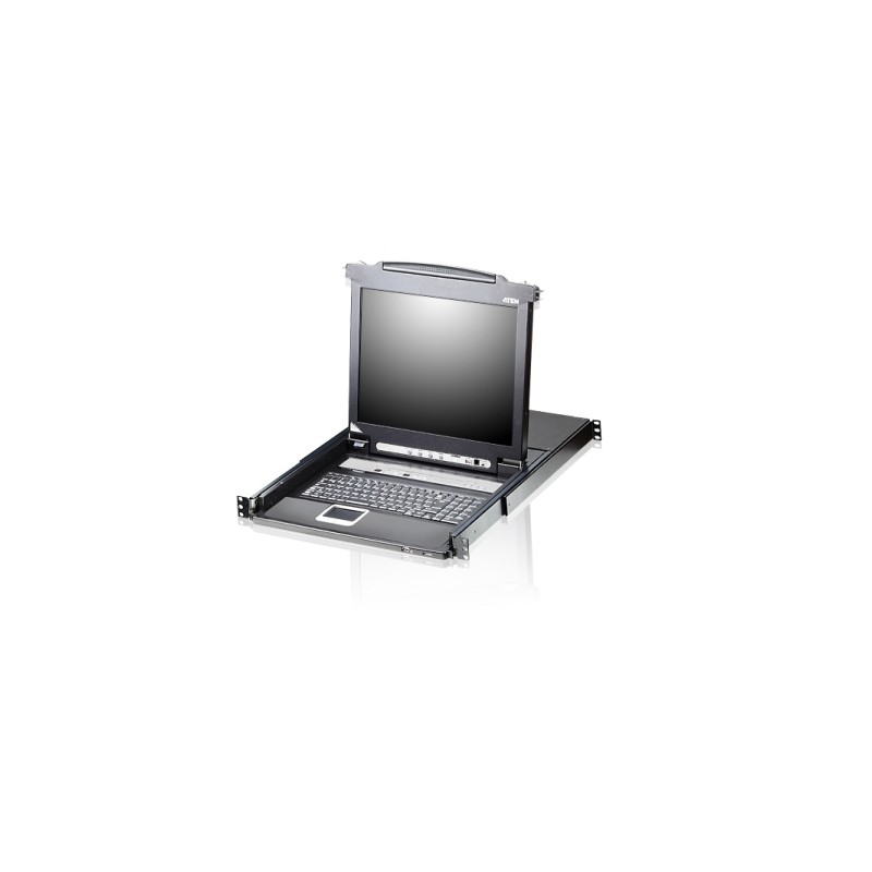 ATEN CL5716M Single Rail 16P PS/2-USB Lcdkvmp 17INCH W/LED Light/USA KB/EU