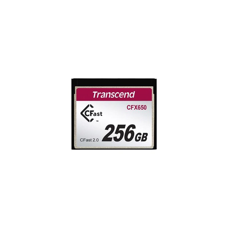 Transcend 256GB CFast 2.0 CFX650 paměťová karta (MLC)