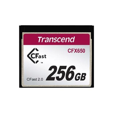 Transcend 256GB CFast 2.0 CFX650 paměťová karta (MLC)