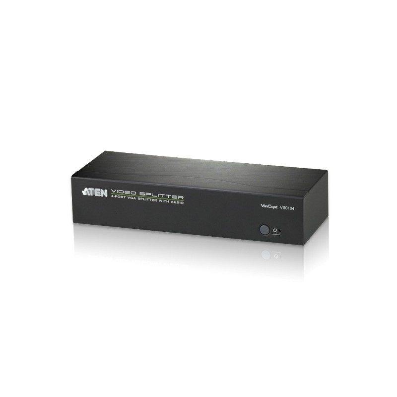 ATEN VS0104-AT-G 4PORT VGA Splitter with Audio W/EU ADP