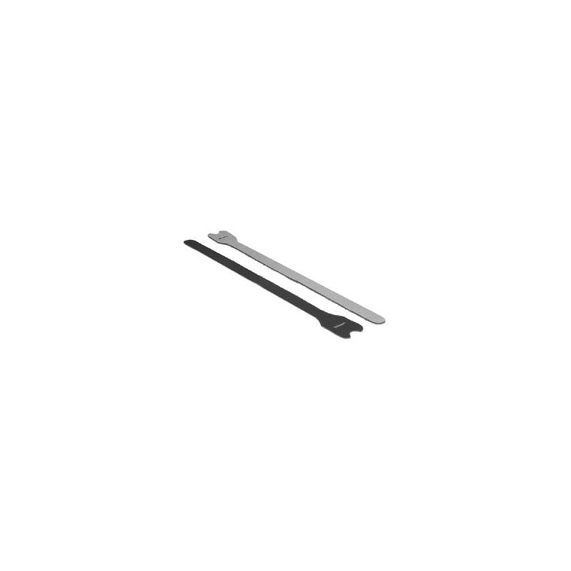 Delock Hook-and-loop fasteners L 300 mm x W 12 mm 10 pieces black