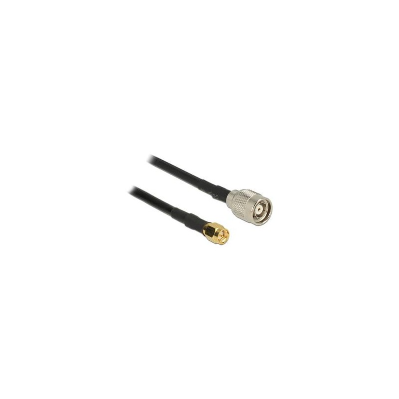 Delock Antenna Cable TNC Plug SMA Plug CFD200 5 m low loss