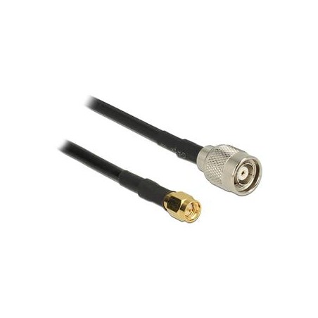Delock Antenna Cable TNC Plug SMA Plug CFD200 5 m low loss