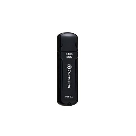 Transcend 64GB JetFlash 750, USB 3.0 flash disk, MLC, LED indikace, černý