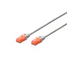 Digitus Patch Cable, CAT 6 UTP, AWG 26/7, měď, bílý 0,5m
