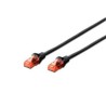 Digitus Patch Cable, CAT 6 UTP, AWG 26, měď, černý 5m
