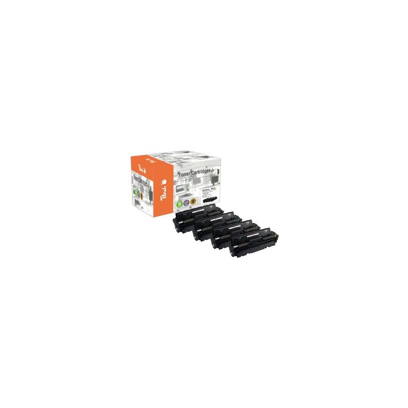 PEACH kompatibilní toner HP 201X, 4-MultiPack, CF400-3X, bk, c, m, y