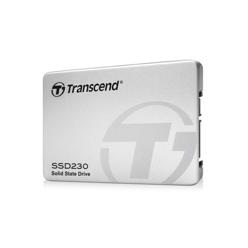 TRANSCEND SSD230S 512GB SSD disk 2.5'' SATA III, 3D TLC, Aluminium casing, 560MB/s R, 500MB/s W, stříbrný