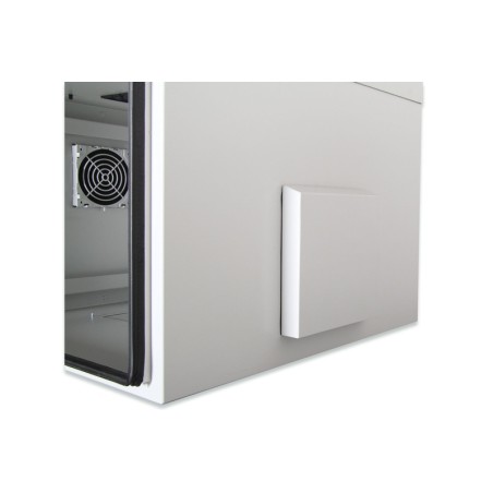 DIGITUS 12U nástěnná skříňka, venkovní, IP55 713x600x600 mm, barva šedá (RAL 7035)