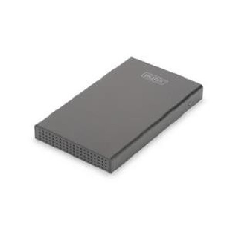 Digitus USB 3.0-SATA SDD/ HDD, 2,5 " pro 9,5 a 7,5 mm SSD/HDD, hliníkové kryt, bez použití nářadí, chipset: JMS578