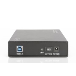 Digitus Externí 3,5 "/ kryt HDD SSD, SATA-III na USB 3.0 s prémiovým hliníkovém pouzdrem